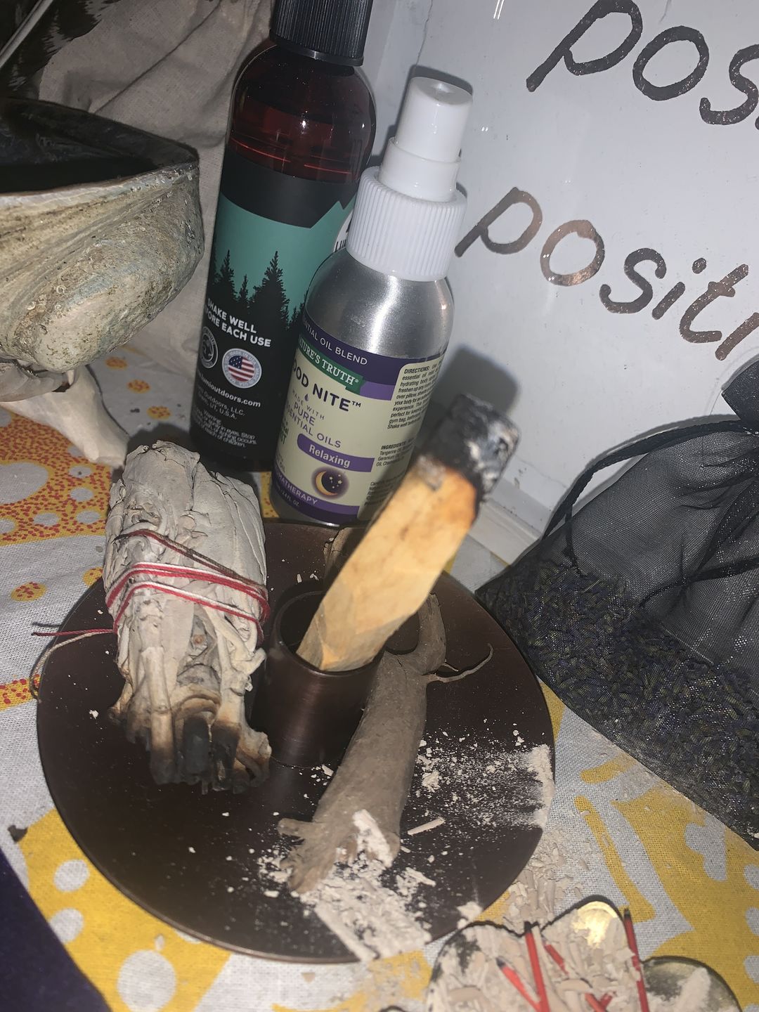 Customer photo review of Palo Santo Wood Sticks Set