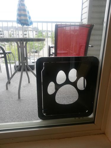 Customer photo review of Flexible Dog Flap