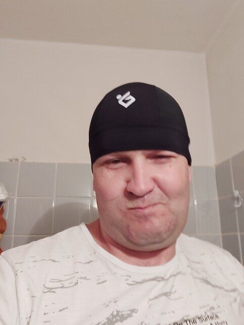 Customer photo review of Cooling Helmet Liner Skull Cap
