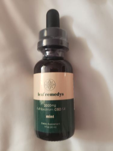 Customer photo review of 30ML Full Spectrum CBD Tincture