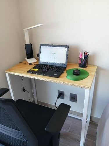 Customer photo review of Escritorio MIMA 80 x 40 Blanco