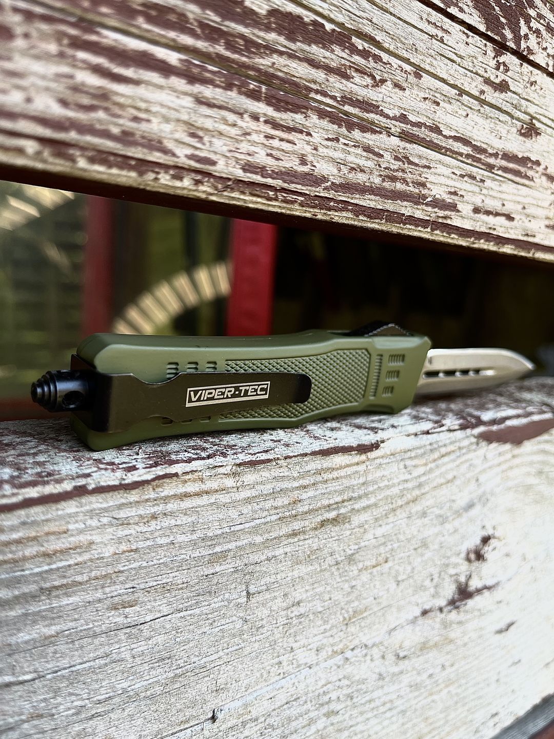 Customer photo review of Mini Green Phantom D/A OTF (Multiple Blade Styles Available)