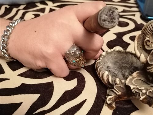 Customer photo review of Cacique Silver Ring