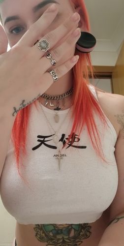 Customer photo review of Statement Piece Customisable Necklace