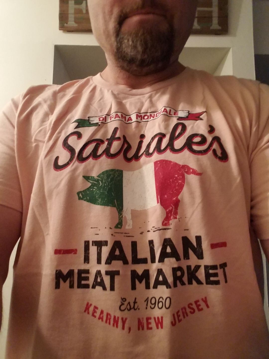 Customer photo review of Di Fama Mondiale Satriale's Men's/Unisex Super Soft Tee