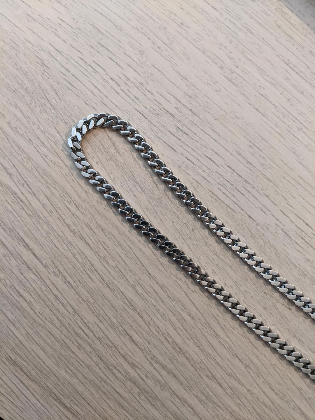 Customer photo review of 5mm Cuban Link Chain
