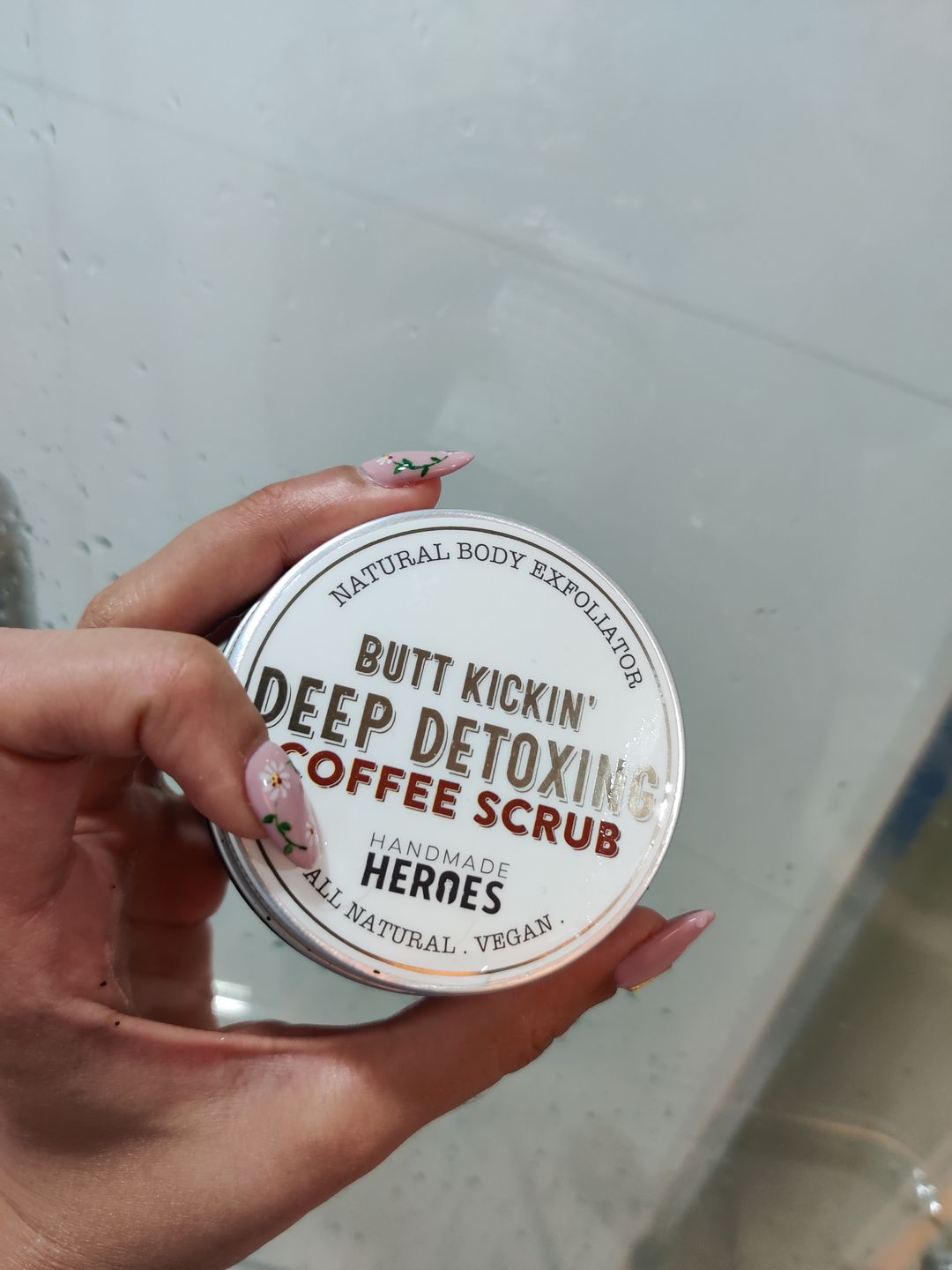 Customer photo review of Butt Kickin' Deep Detoxing Coffee Scrub
