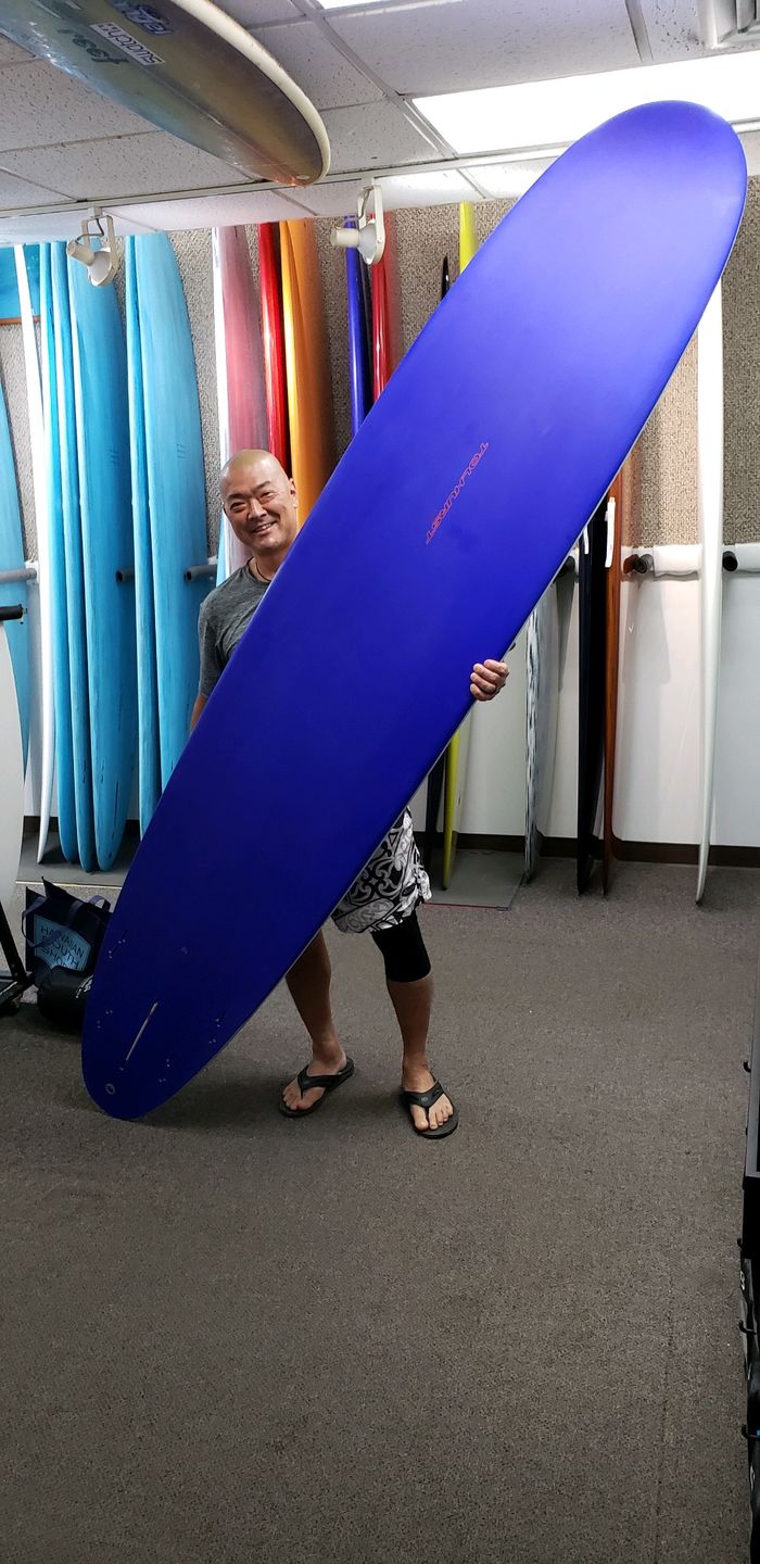 Customer photo review of Harley Ingleby HI4 (9'1 - 9'3) 4+1 Fin Thunderbolt Red