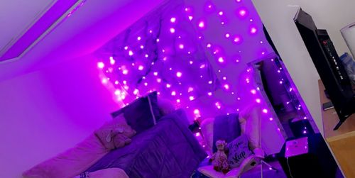 Customer photo review of DormVibes Color Changing Wall Lights