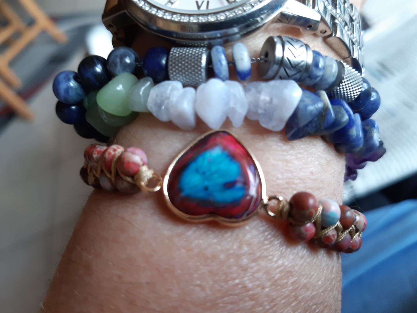 Customer photo review of HERZ Armband Jaspis