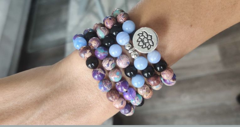 Customer photo review of Lilia Jaspis Blossom - Mala Kette