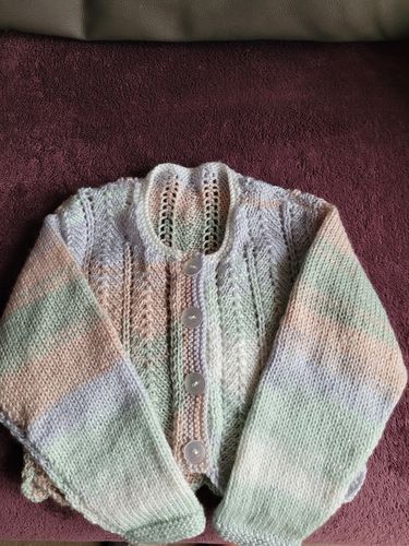 Customer photo review of Child Mystery Knitting Box