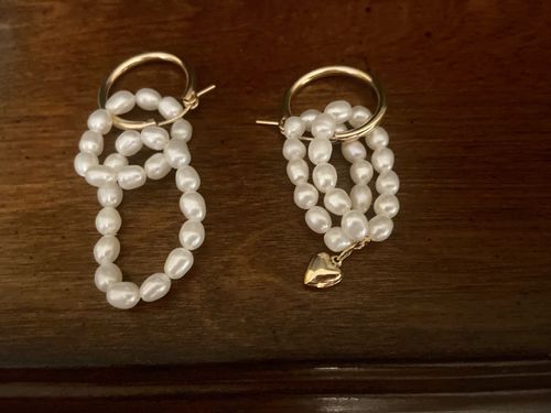 Customer photo review of COCO - Baroque Pearl Earring