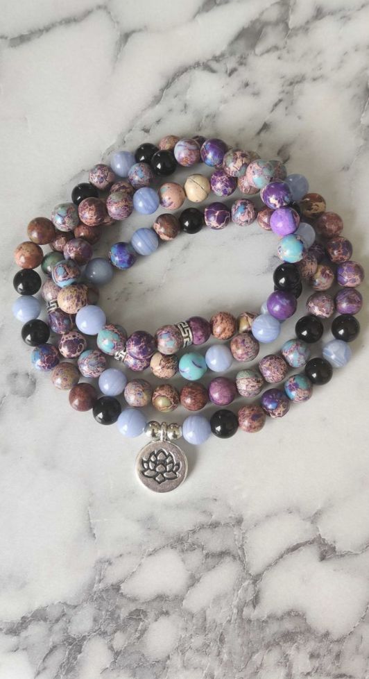 Customer photo review of Lilia Jaspis Blossom - Mala Kette