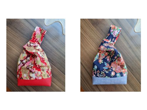 Customer photo review of Reversible Japanese Knot Bag Pattern