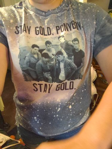 Customer photo review of Stay Gold Ponyboy Shirt