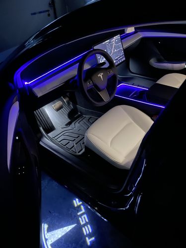 Customer photo review of Neon Light Tubes (LED) with App for Tesla Model 3 & Y 2021