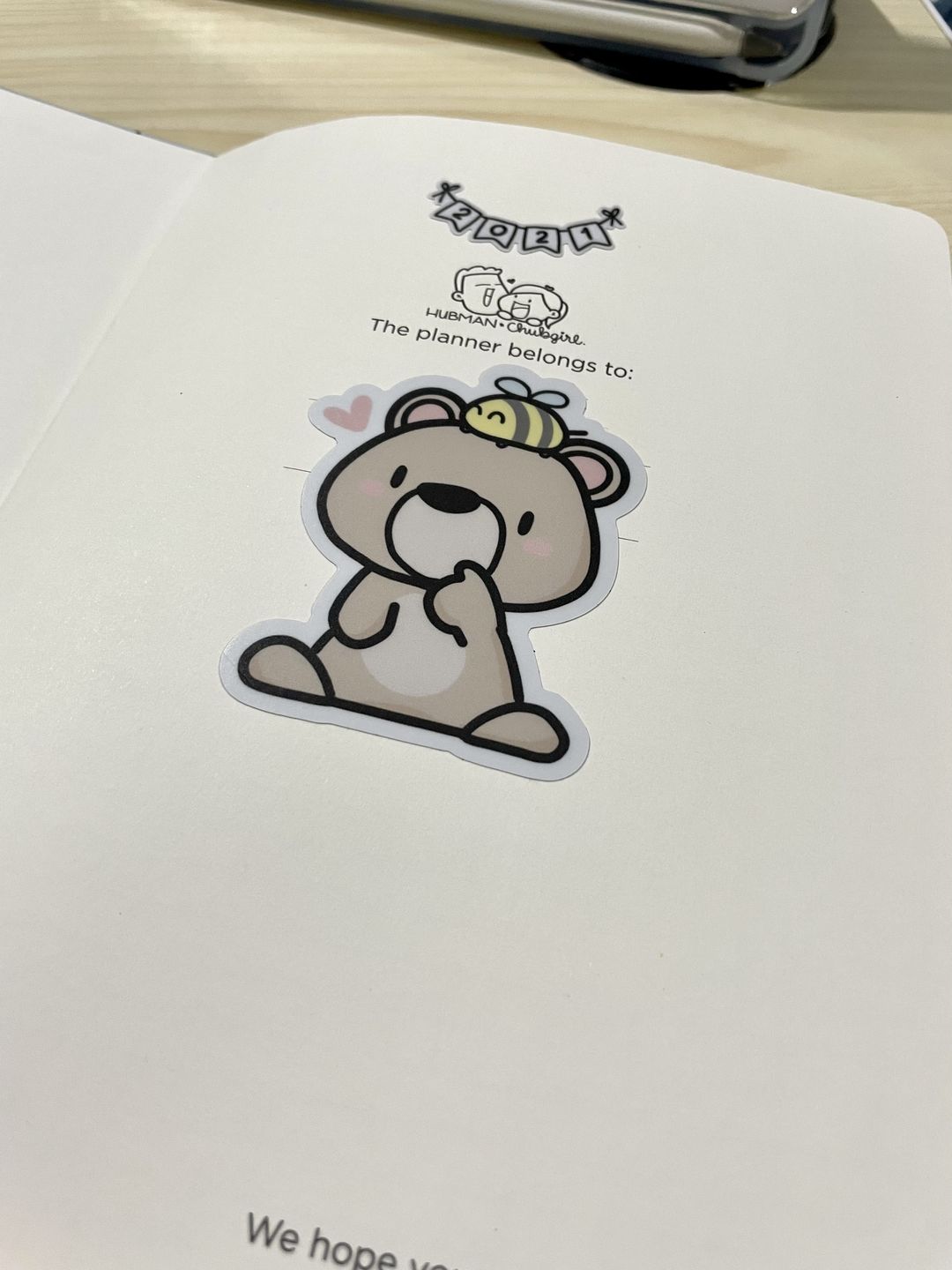 Customer photo review of Bears Die Cut Stickers