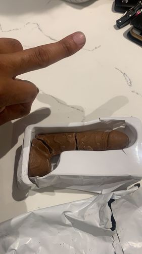 Customer photo review of Eat a Chocolate Dick - The Happy Birthday Box