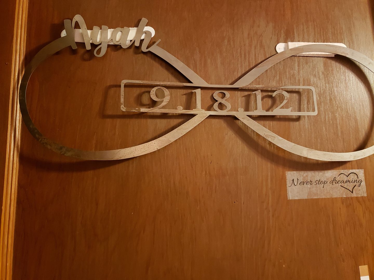 Customer photo review of Infinity Sign- 3 Styles