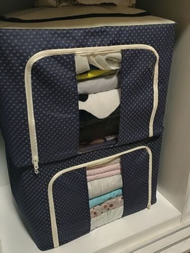 Customer photo review of LANER™ Oxford Cloth Steel Frame Storage Foldable Box【BUY 2 FREE SHIPPING】
