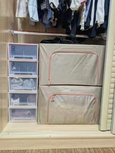 Customer photo review of LANER™ Oxford Cloth Steel Frame Storage Foldable Box【BUY 2 FREE SHIPPING】