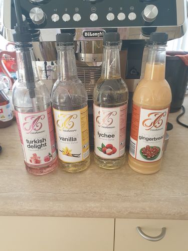 Customer photo review of Lychee Coffee Syrup