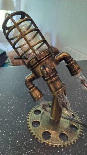 Customer photo review of APOLOX™ Vintage Rocket Lamp Steampunk Industrial Desk Night Light【BUY 2 FREE SHIPPING】