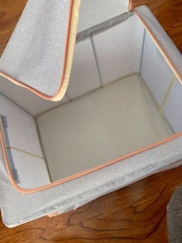 Customer photo review of LANER™ Oxford Cloth Steel Frame Storage Foldable Box【BUY 2 FREE SHIPPING】