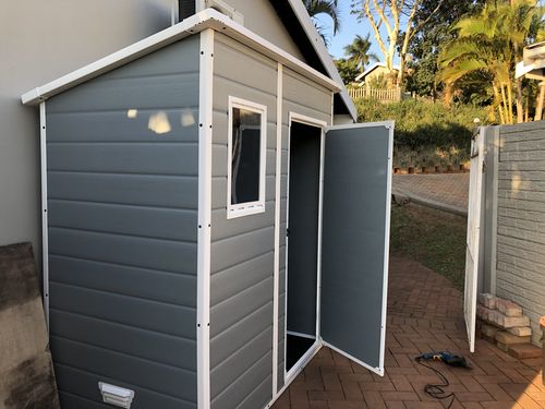 Customer photo review of Manor Pent 6x4ft Shed