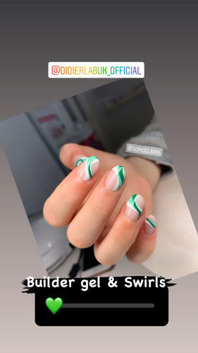 Customer photo review of GEL NAIL POLISH STUDIOS, GREEN SNAKE, 8ML