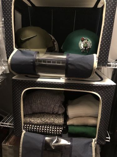 Customer photo review of LANER™ Oxford Cloth Steel Frame Storage Foldable Box【BUY 2 FREE SHIPPING】