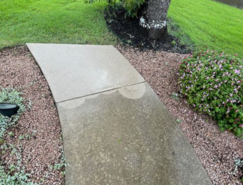 Customer photo review of Professional Pressure Washer Surface Cleaner