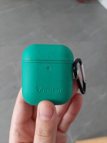 Customer photo review of Eco Friendly AirPod Case - Turquoise