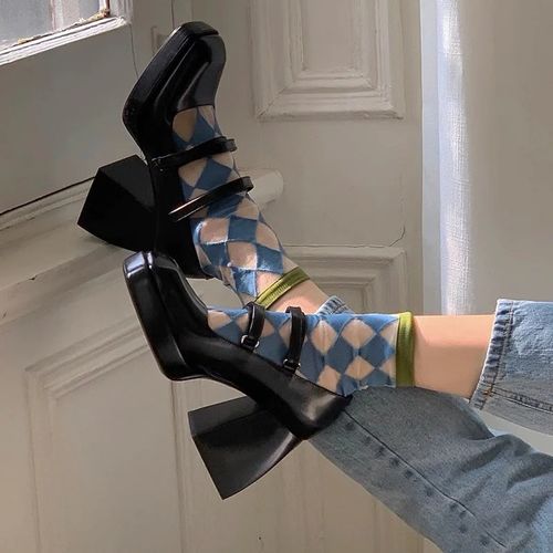 Customer photo review of Mary Jane Heels