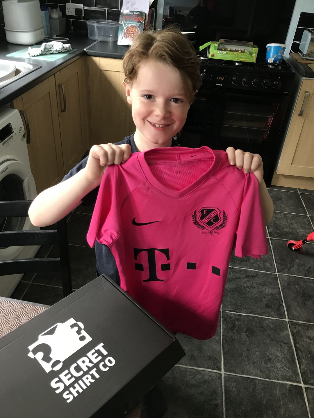 Customer photo review of Kids Secret Football Shirt