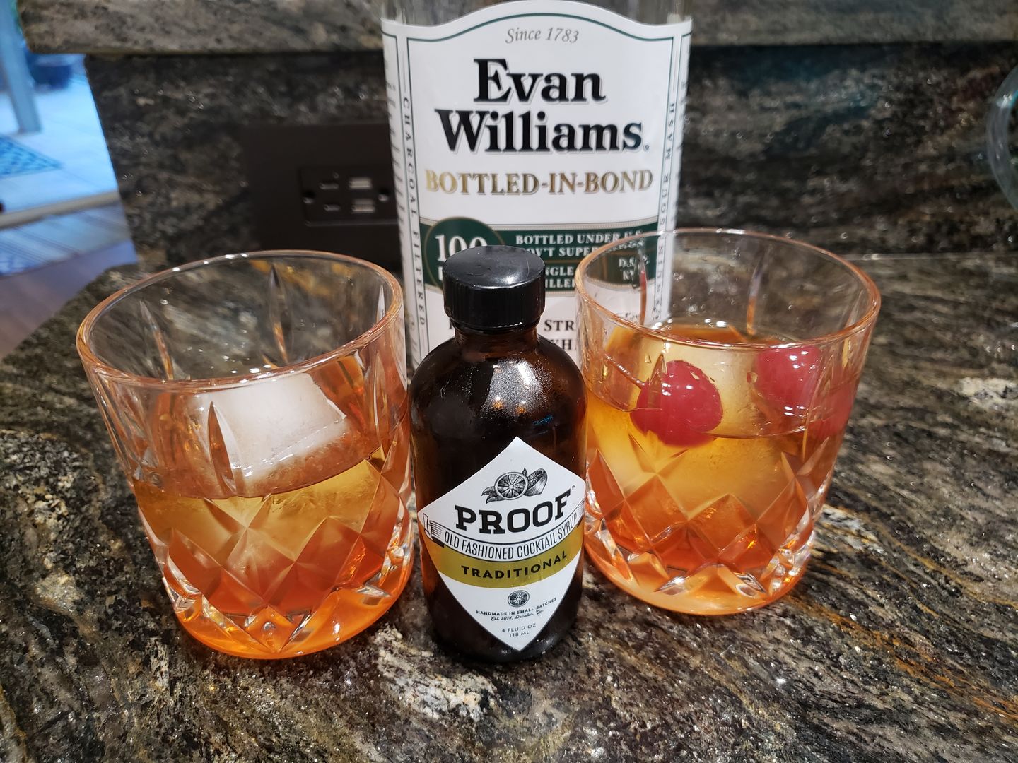 Customer photo review of Old Fashioned Cocktail Syrup Mini Set