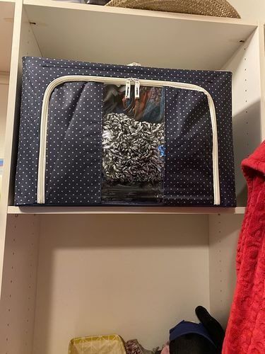 Customer photo review of LANER™ Oxford Cloth Steel Frame Storage Foldable Box【BUY 2 FREE SHIPPING】