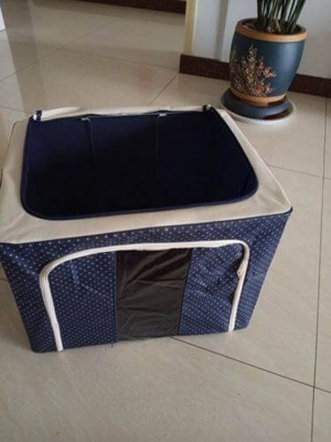 Customer photo review of LANER™ Oxford Cloth Steel Frame Storage Foldable Box【BUY 2 FREE SHIPPING】