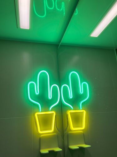 Customer photo review of 'There is a light that never goes out' neon sign