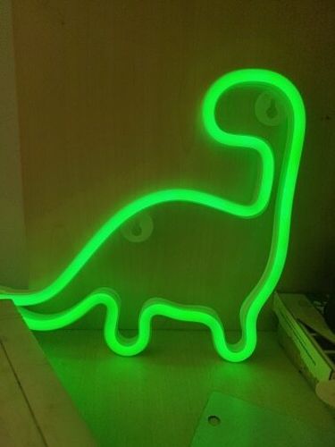 Customer photo review of Female Back Silhouette Neon Sign