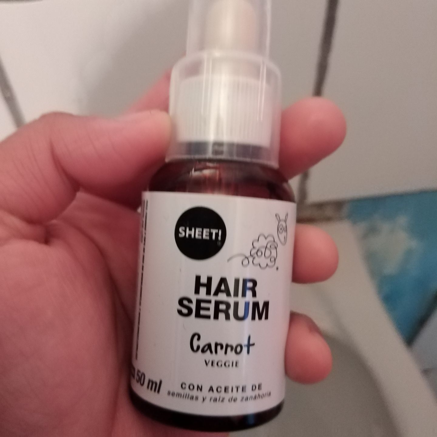 Customer photo review of SERUM ZANAHORIA PELO Y PESTAÑAS