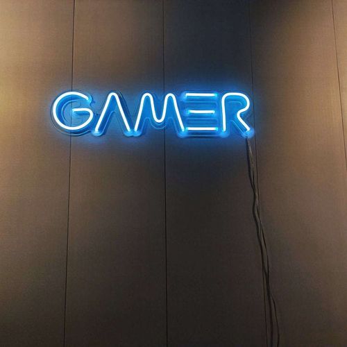 Customer photo review of 'There is a light that never goes out' neon sign