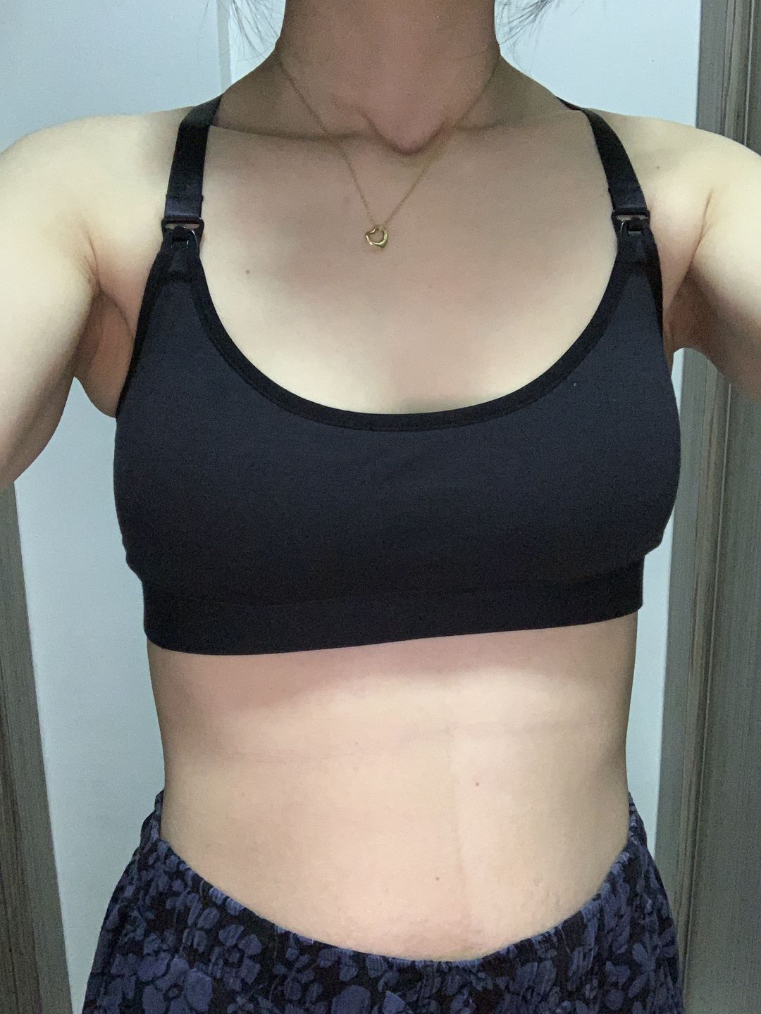 Customer photo review of Dorset Active Nursing Bra
