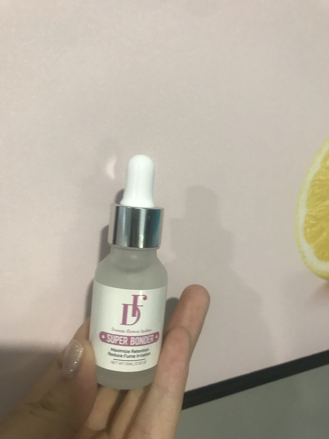 Customer photo review of Super Bonder for Eyelash Extension