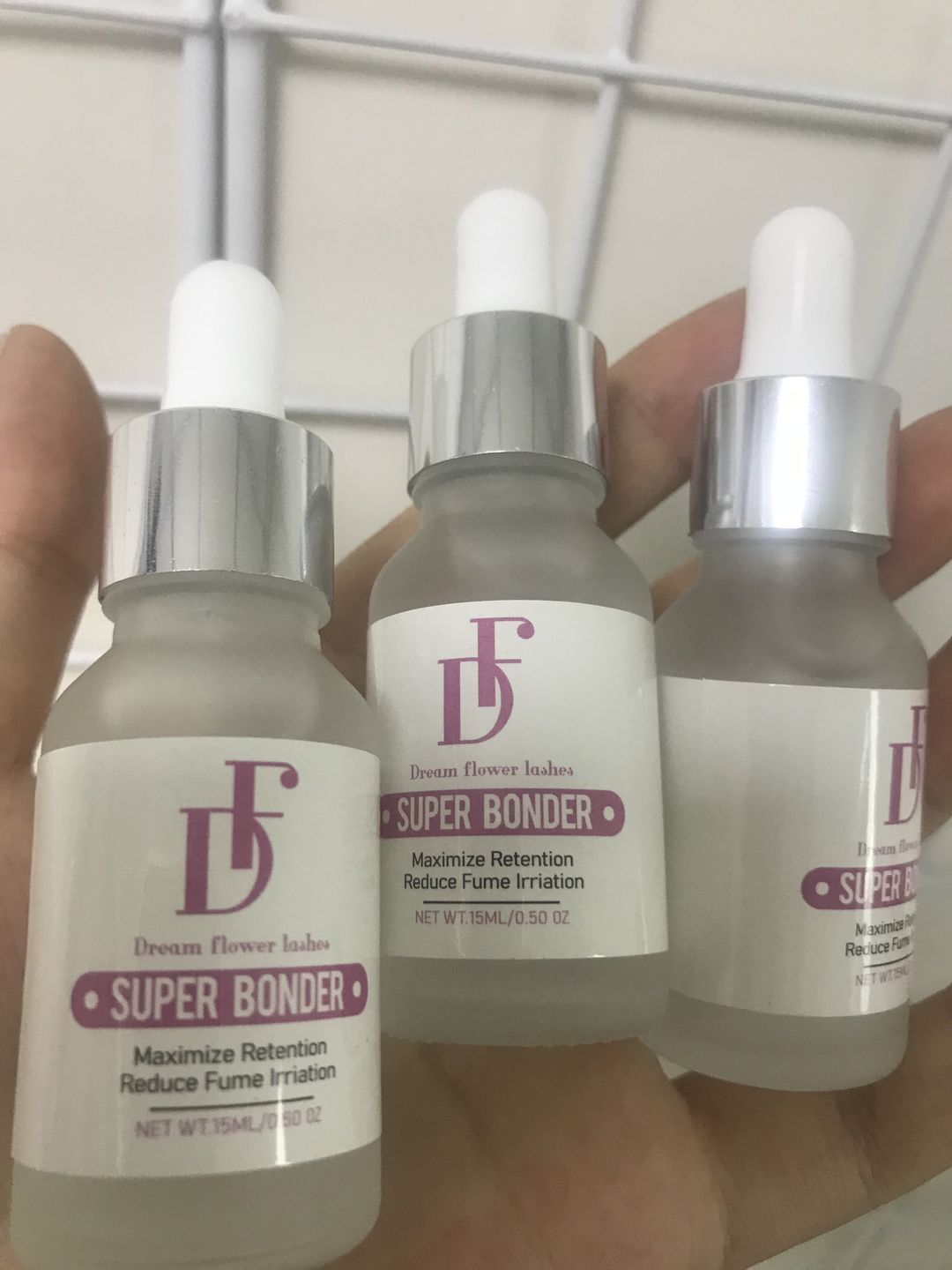 Customer photo review of Super Bonder for Eyelash Extension