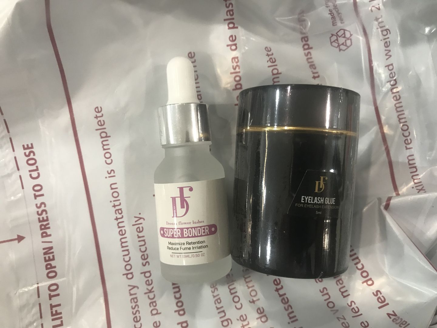 Customer photo review of Super Bonder for Eyelash Extension