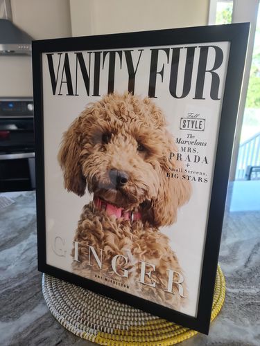 Customer photo review of Posing Pig Custom Print