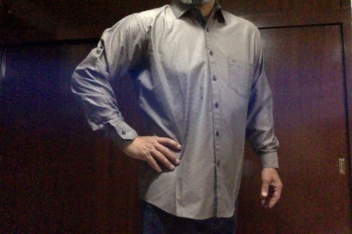 Customer photo review of Camisa Casual Slim Terra con Detalles