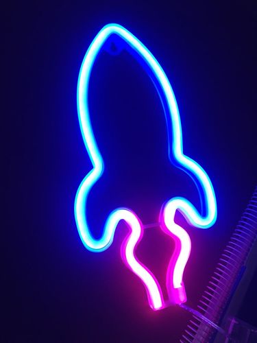 Customer photo review of 'There is a light that never goes out' neon sign